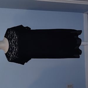 Black babydoll dress